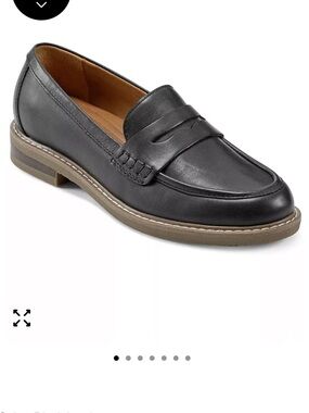 Earth Women's Javas Slip-On Penny Loafers in Black, Size 8.5, NWOT